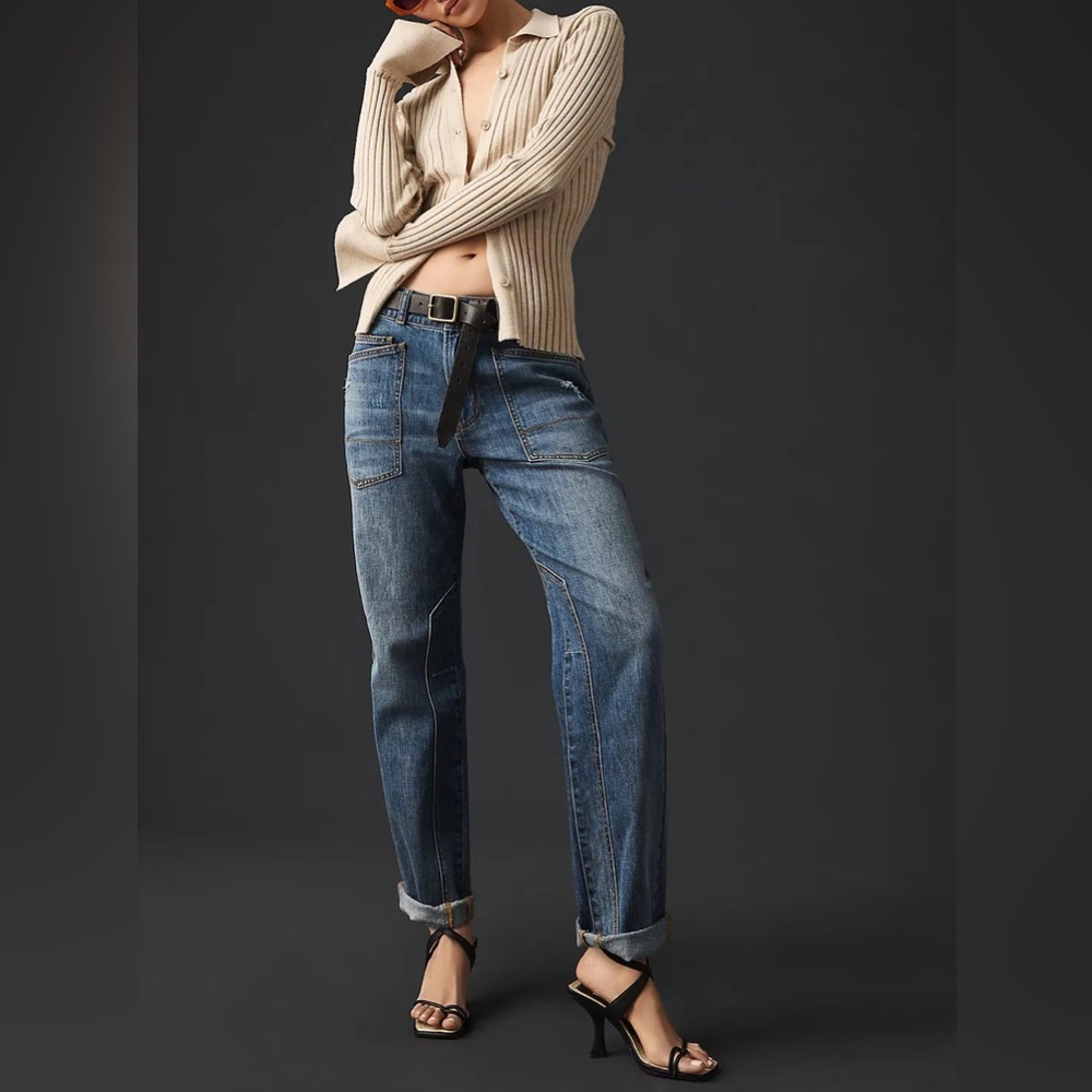 The Wanderer Relaxed-Leg Jeans by Pilcro Size 25